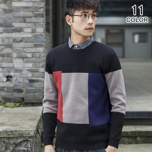 ニットセーター ニット メンズ 長袖 重ね着風 プルオーバー トップス パーカー セーター ファッション 韓国風 着やせ 防寒 春 秋 冬 Akn41 金源ストア 通販 Yahoo ショッピング