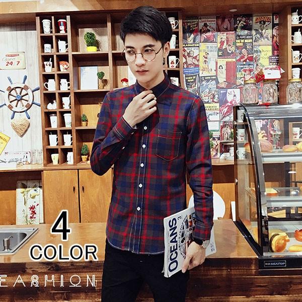シャツ メンズ Tシャツ 長袖 開襟 ワイシャツ トップス スリム ワークシャツ カジュアル おしゃれ 春 夏 秋 冬 お兄系 大きいサイズ Atshirts11 金源ストア 通販 Yahoo ショッピング