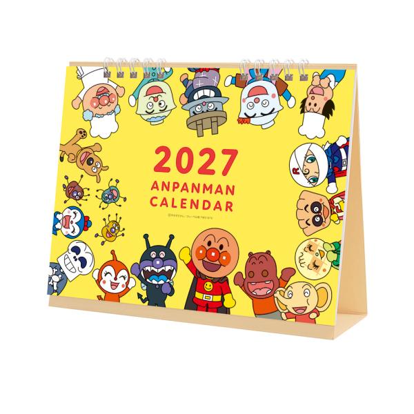 2027年 卓上カレンダー アンパンマン 150×200mm