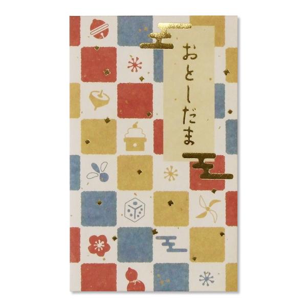 今村紙工 ぽち袋 おとしだま和柄 3枚入り 70×115mm
