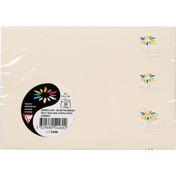 【高級感あるフランス製カラー封筒】レーザー＆インクジェットプリンタ対応で宛名なども印刷可能な洋2封筒です。封かんに便利なテープ付きです。【サイズ】洋形2号【用紙】特殊紙【色】アイボリー【寸法】162×114mm【窓】窓なし【坪量】120g/...