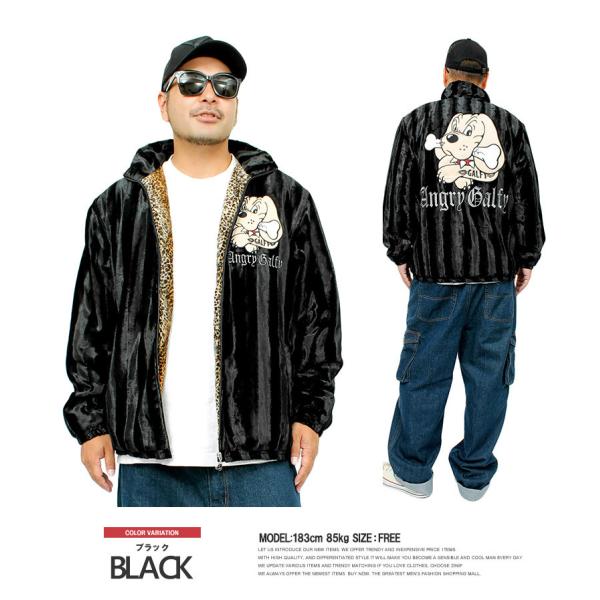 【美品】ガルフィー ブルゾン アウター デカロゴ 内側ヒョウ柄 ゴールド L 予約商品】GALFY (ガルフィー) あざといファーブルゾン ヒョウ柄