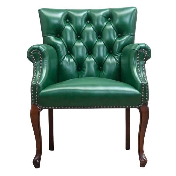 輸入家具 デザイナーズ チェスターフィールド チェア いす 椅子 カブリ