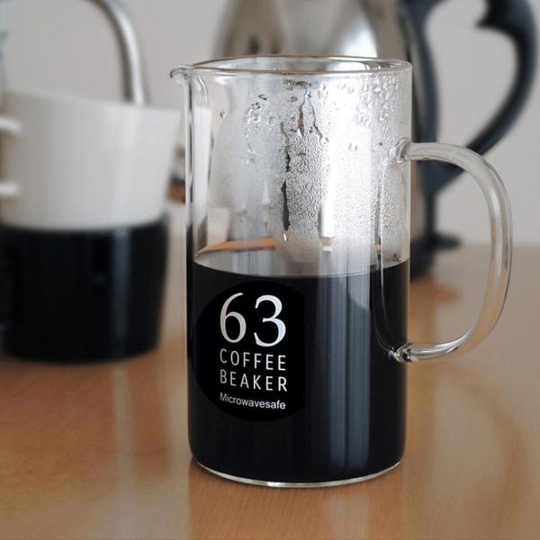 ロクサン ガラスコーヒービーカー コーヒーサーバー ビーカー型 ビーカーモチーフ ガラス サーバー単体 500ml 目盛り付き おしゃれ ギフト プレゼント