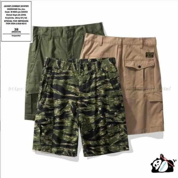 ショートパンツ メンズ ボトムス 短パン チノパン 迷彩 カモ柄