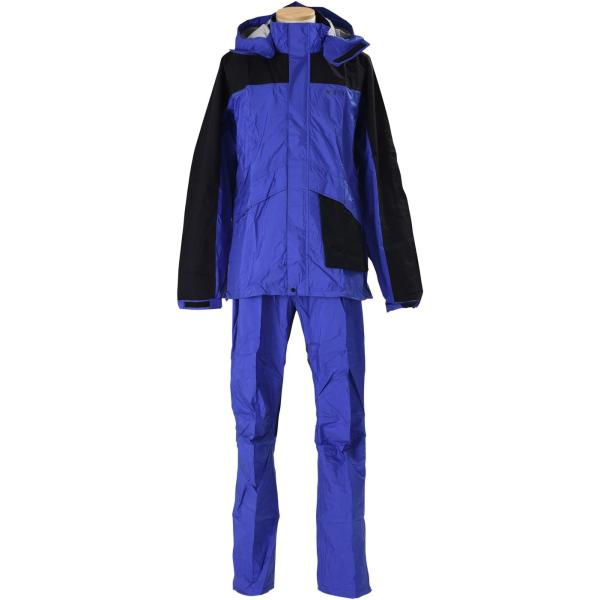 K-8940東レエントラント素材使用レインスーツ 登山に まわるフードで視界安全 丈夫 キンカメ屋久島レインスーツ　