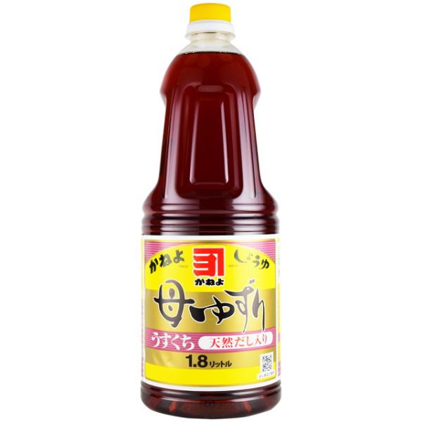 かねよしょうゆ　母ゆずり　うすくち　1.8L　カネヨ醤油　鹿児島