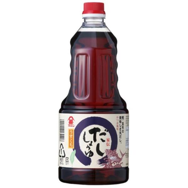 家伝だし しょうゆ うすくち 1.5L フジジン醤油／だし醤油／大分県