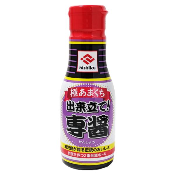 ヒシク　極あまくち専醤（せんしょう）　極甘口　200ml　　藤安醸造 鹿児島甘口醤油 濃口醤油