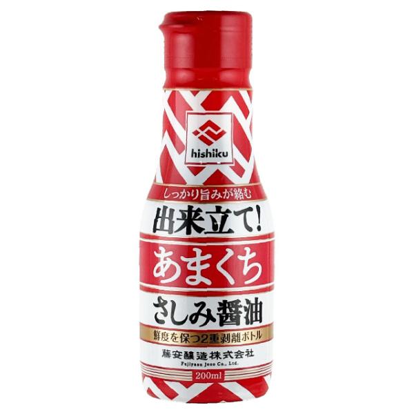 ヒシク 甘口さしみ ボトル 200ml 藤安醸造 鹿児島 醤油