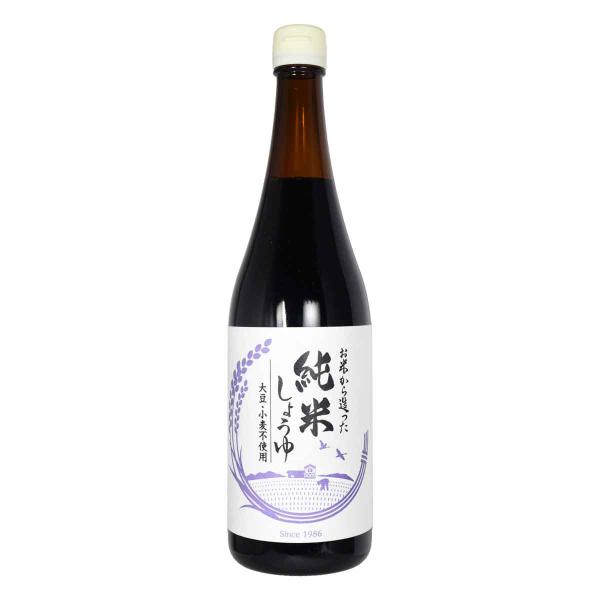 ［大豆、小麦不使用］ お米から造った純米しょうゆ 720ml 大正屋?油 島根県