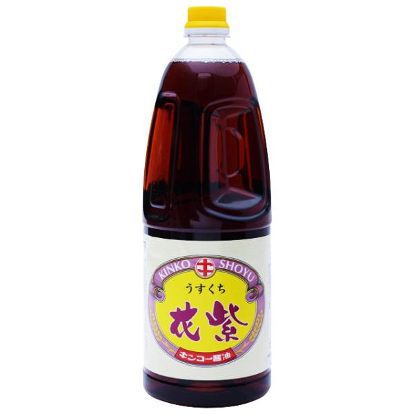 キンコー醤油　花紫　うすくち　1.8L　　薄口醤油　鹿児島醤油　