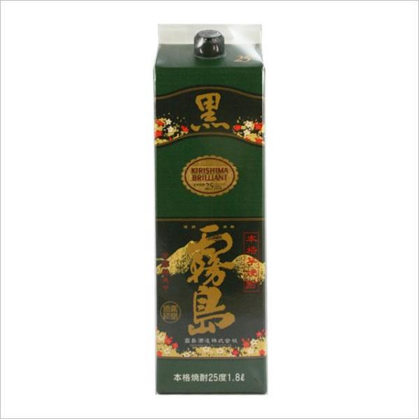 黒霧島 25度 パック 1800ml 芋焼酎 霧島酒造 : オーリックヤフー店