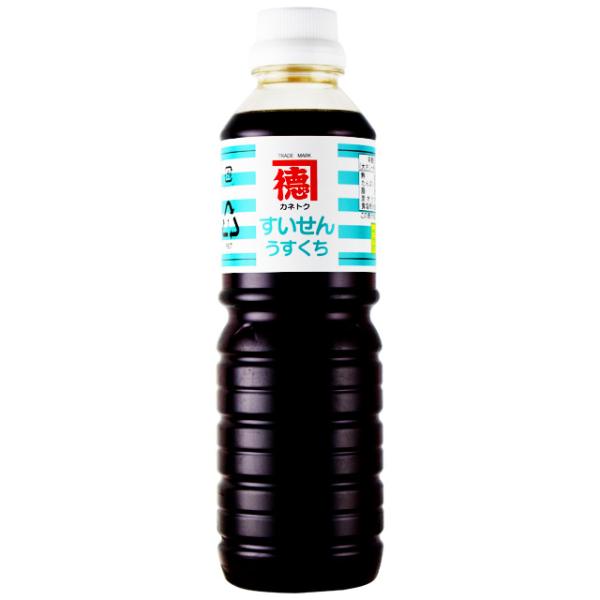 送料無料　カネトク醤油　すいせんうすくち醤油　500ml　　佐賀屋醸造　薄口醤油　鹿児島の醤油