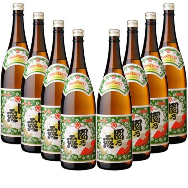 園乃露 25度 1800ml×8本 芋焼酎 植園酒造※北海道・東北エリアは別途運賃が1000円発生します。