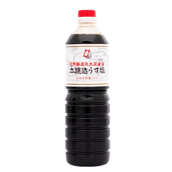 ケンコー食品　本醸造うす塩　1L　　送料無料 産地直送 同梱・代引不可　調味料 濃口醤油 九州産原料 九州醤油 添加物不使用