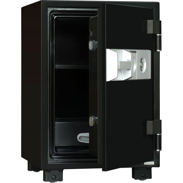 ダイヤセーフ Diamond Safe 耐火金庫 2キー・シリンダー錠 ブラック DW68-DX