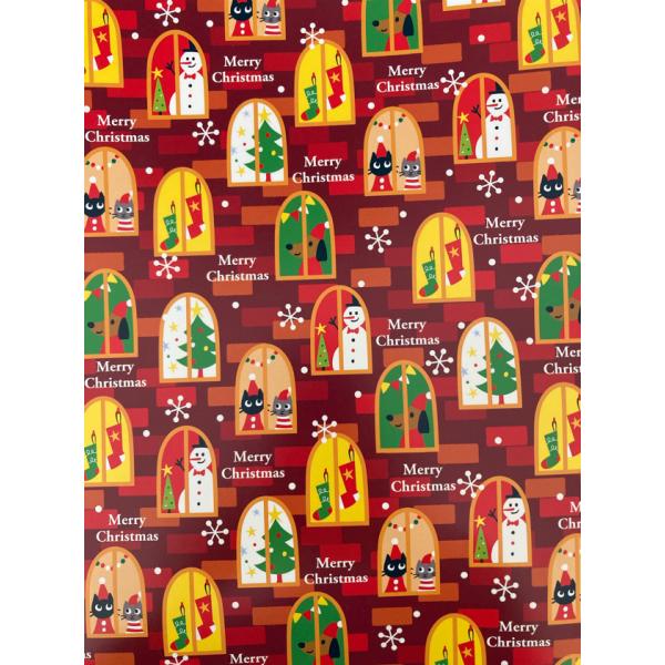 包装紙 クリスマス 半裁 【50枚入り】 : c-19 : 木のおもちゃ専門店 