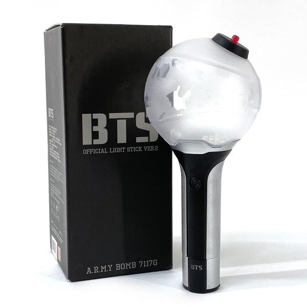 【値下げ】BTS OFFICIAL LIGHT STICK Ver.2 アミボム BTS OFFICIAL LIGHT STICK Ver.2 ペンライト アミボム ※中古 : お宝