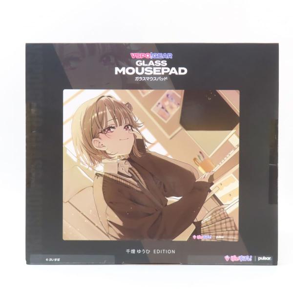 未開封】VSPO! GEAR ぶいすぽっ！ ガラスマウスパッド 千燈ゆうひ
