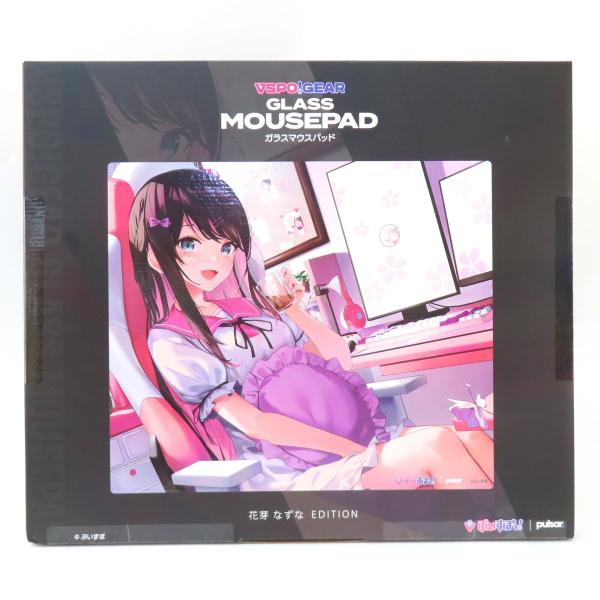 未開封】VSPO! GEAR ぶいすぽっ！ ガラスマウスパッド 花芽なずな