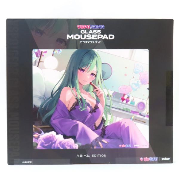 【未開封品】八雲べに　ガラスマウスパッド 未開封】VSPO! GEAR ぶいすぽっ！ ガラスマウスパッド 八雲べに