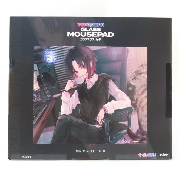 未開封】VSPO! GEAR ぶいすぽっ！ ガラスマウスパッド 如月れん