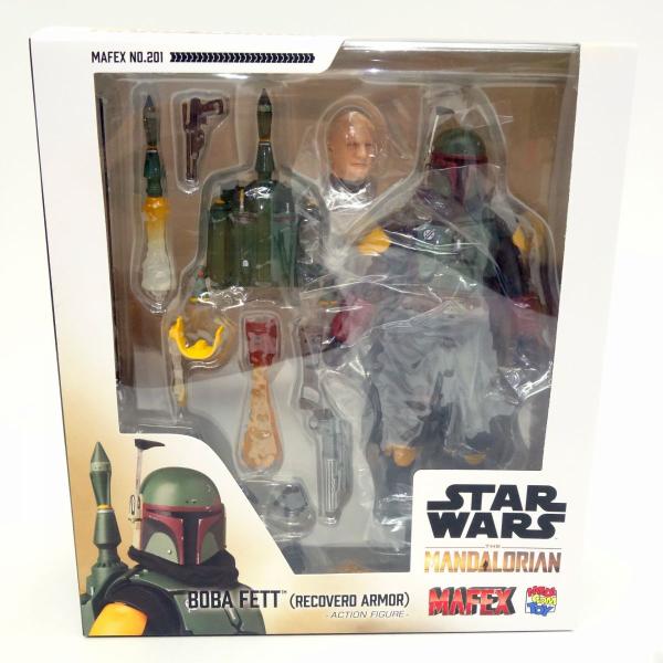 STAR WARS MAFEX マフェックス ボバ・フェット(RECOVERD ARMOR) フィギュア ※中古美品 STAR WARS MAFEX マフェックス ボバ・フェット(RECOVERD ARMOR) フィギュア ※中古美品