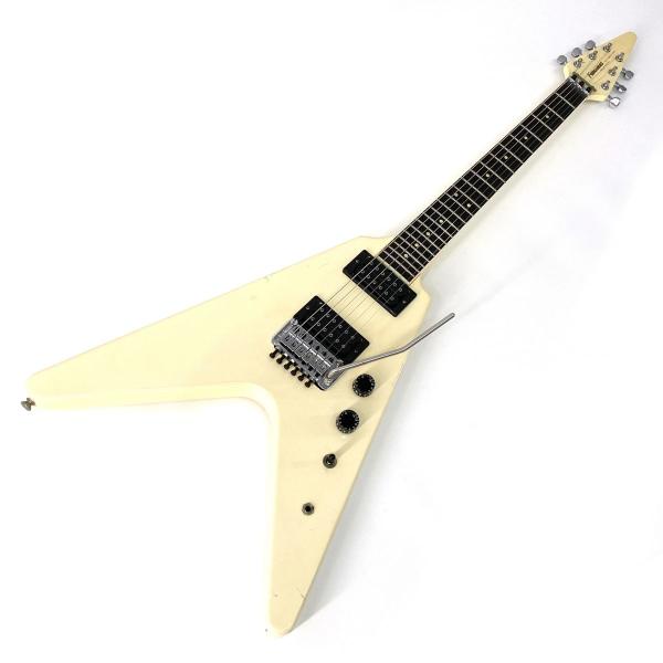 FERNANDES（フェルナンデス） BSV-60 ホワイト Vタイプ エレキギター