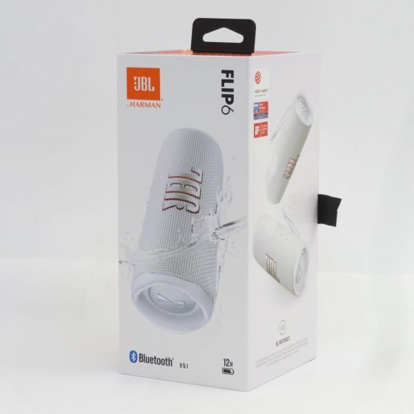 新品未開封　JBLFLIP6 ポータブル Bluetooth スピーカー 白 未開封】JBL FLIP 6 ポータブルBluetoothスピーカー ホワイト