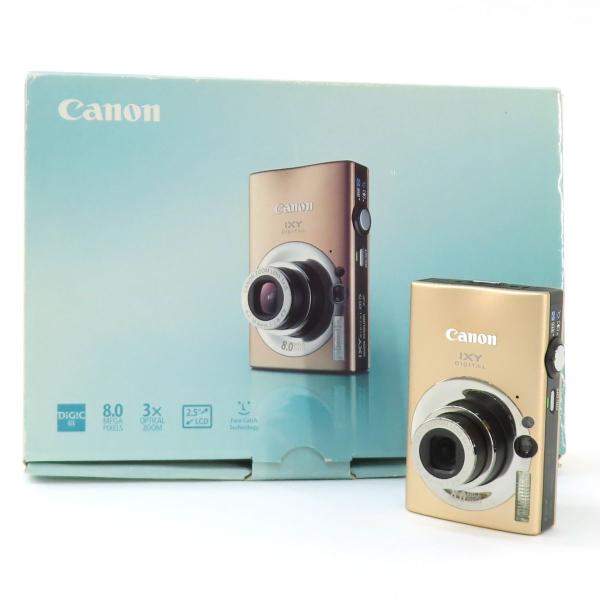 Canon キヤノン IXY DIGITAL 20 IS キャメル コンパクトデジタルカメラ ※中古