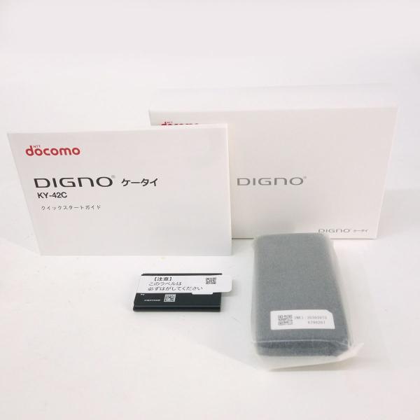 未使用】docomo DIGNO ケータイ KY-42C ブラック 利用○ : お宝ストア