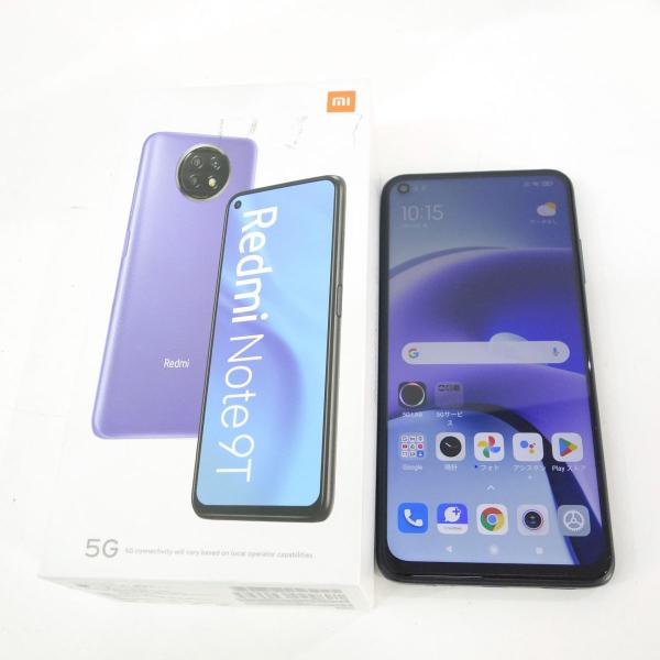 Softbank Redmi Note 9T 5G ナイトフォールブラック 4GB 64GB A001XM