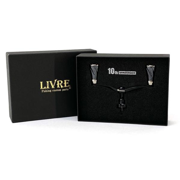 リール LIVRE 10th ANNIVERSARY 100 type Z s2 LIVRE リブレ 10th ANNIVERSARY スピニング 100 カスタムハンドル Type