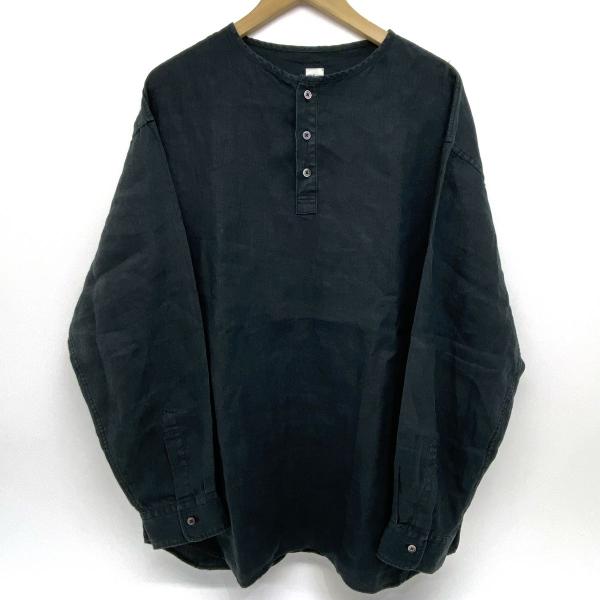 RON HERMAN ロンハーマン Traceability Hemp Collarless Shirt