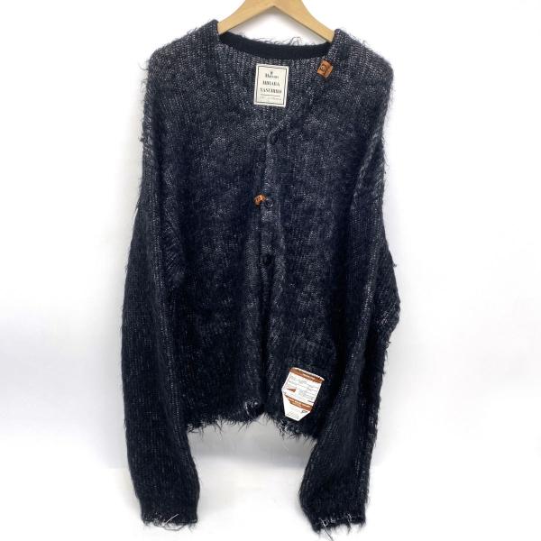 ミハラヤスヒロ　カーディガン　サイズ46 MIHARA YASUHIRO ミハラヤスヒロ 22AW brushed knit cardigan