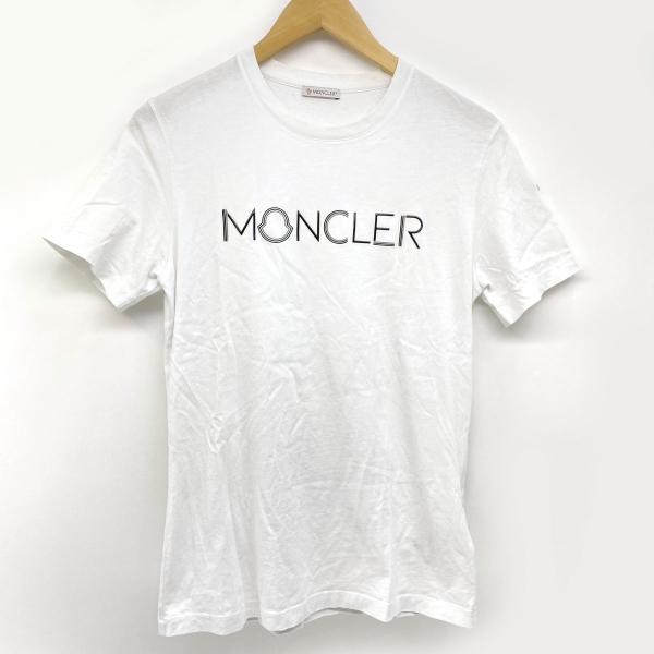 MONCLER モンクレール Tシャツ Sサイズ F20938C76210 ホワイト ※中古