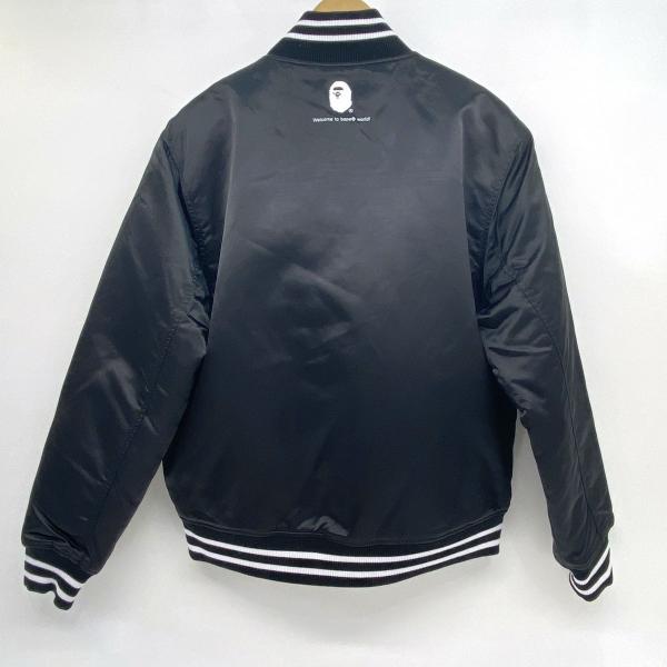 A BATHING APE アベイシングエイプ GO POINTER COLLEGE NYLON VARSITY