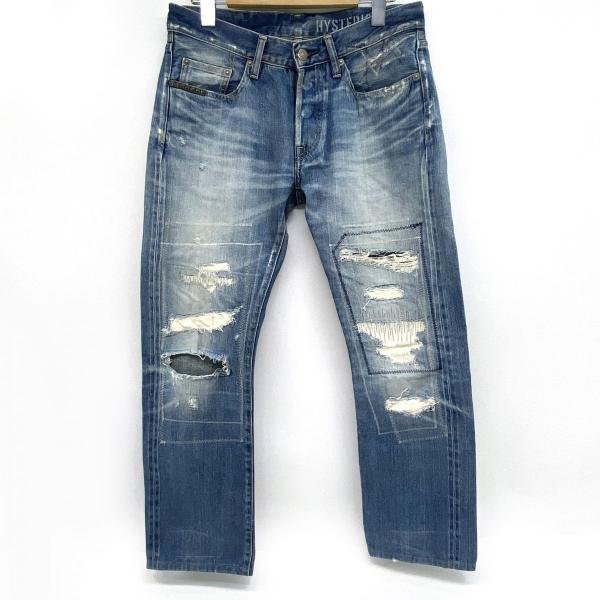 HYSTERIC GLAMOUR ヒステリックグラマー ZSR加工 スタッズ ダメージ