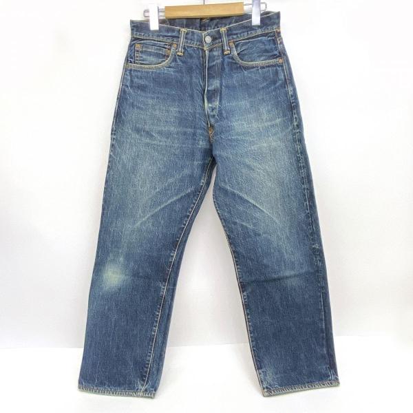 フクロウ エヴィス　ジーンズ　Ｎｏ2 Ｗ30✖️35 EVISU エヴィスジーンズ No2 カモメプリント ボタンフライ サイズ:31