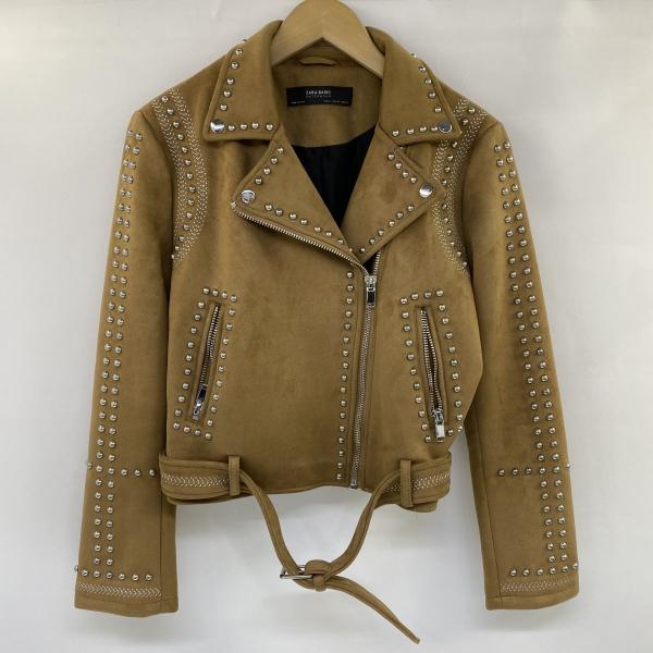 ZARA ザラ スエードライダースジャケット Mサイズ レディース ※中古