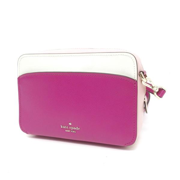 kate spade ケイトスペード ローリン カラーブロック レザー カメラ