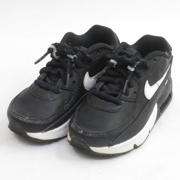 NIKE ナイキ NIKE AIR MAX 90 LEATHER エア マックス CD6867-010 ベビー キッズ US10.5C/16.5cm 箱無 ※中古