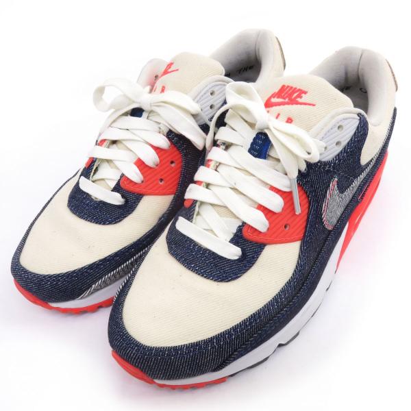 NIKE AIR MAX 90 DENHAM ナイキ エア マックス 90 デンハム CU1646-400 US7 25cm 箱無 ※中古