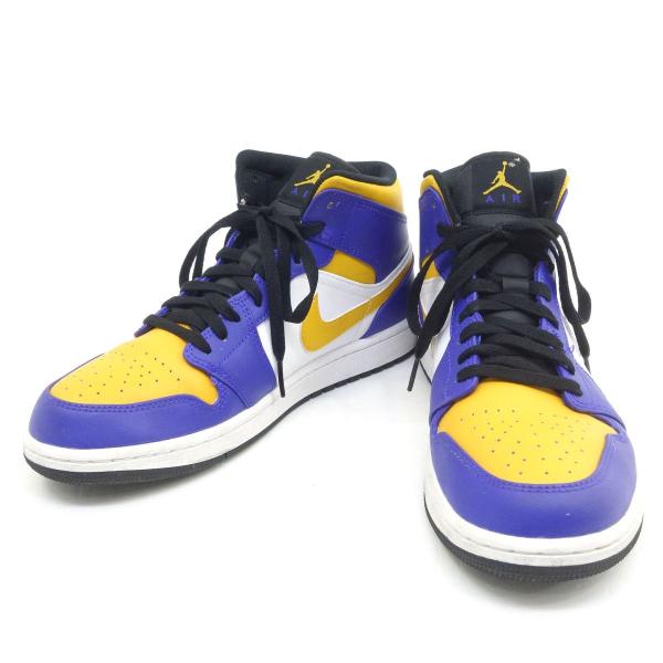 NIKE ナイキ AIR JORDAN 1 MID エアジョーダン ミッド DQ8426-517 US9.5 27.5cm 箱無し ※中古