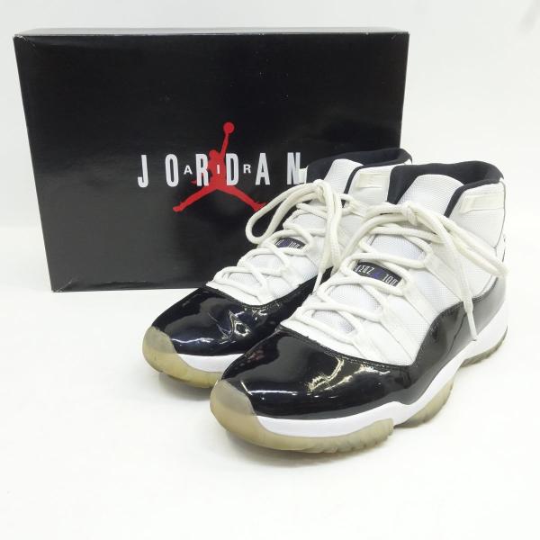 NIKE ナイキ AIR JORDAN 11 RETRO エア ジョーダン 11 レトロ 378037-100 US11 29.0cm 箱有 ※中古