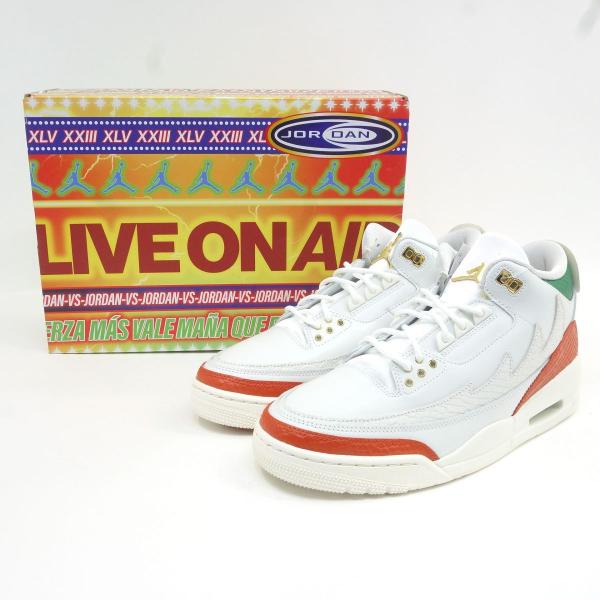 【未使用】NIKE ナイキ AIR JORDAN 3 RETRO MEX エア ジョーダン 3 レトロ IO1752-100 US10 28.0cm 箱有
