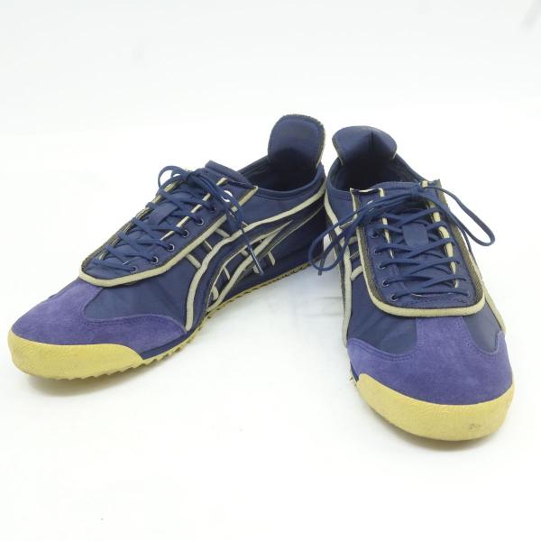 【美品】オニツカタイガー　MEXICO 66 SD エクリュ×ネイビー 26.5 Onitsuka Tiger オニツカタイガー Mexico 66 SD 1183C115 US9 27cm 箱