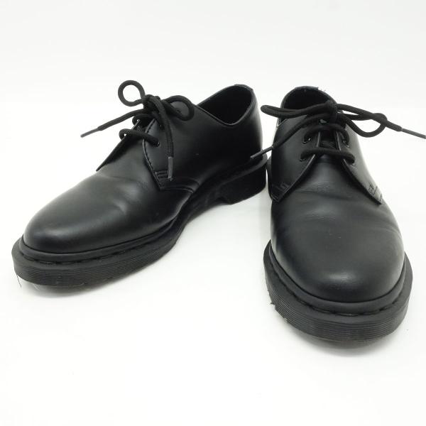 【超美品】Dr.Martens 1461PW ブラック UK8 US9 27cm Dr.Martens ドクターマーチン MONO 3ホールシューズ 1461 UK8 27cm 箱