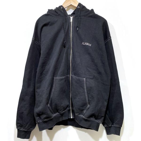 当時物！NYHC パーカー SUBZEROサブゼロ2000s 正規品 黒 L XLARGE エクストララージ RHINESTONE OG ZIP HOODED SWEATSHIRT
